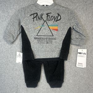 Pink Floyd Baby Outfit Set Tour Sweatpants Shirt 2 Piece Long Sleeve Size NB NWT
